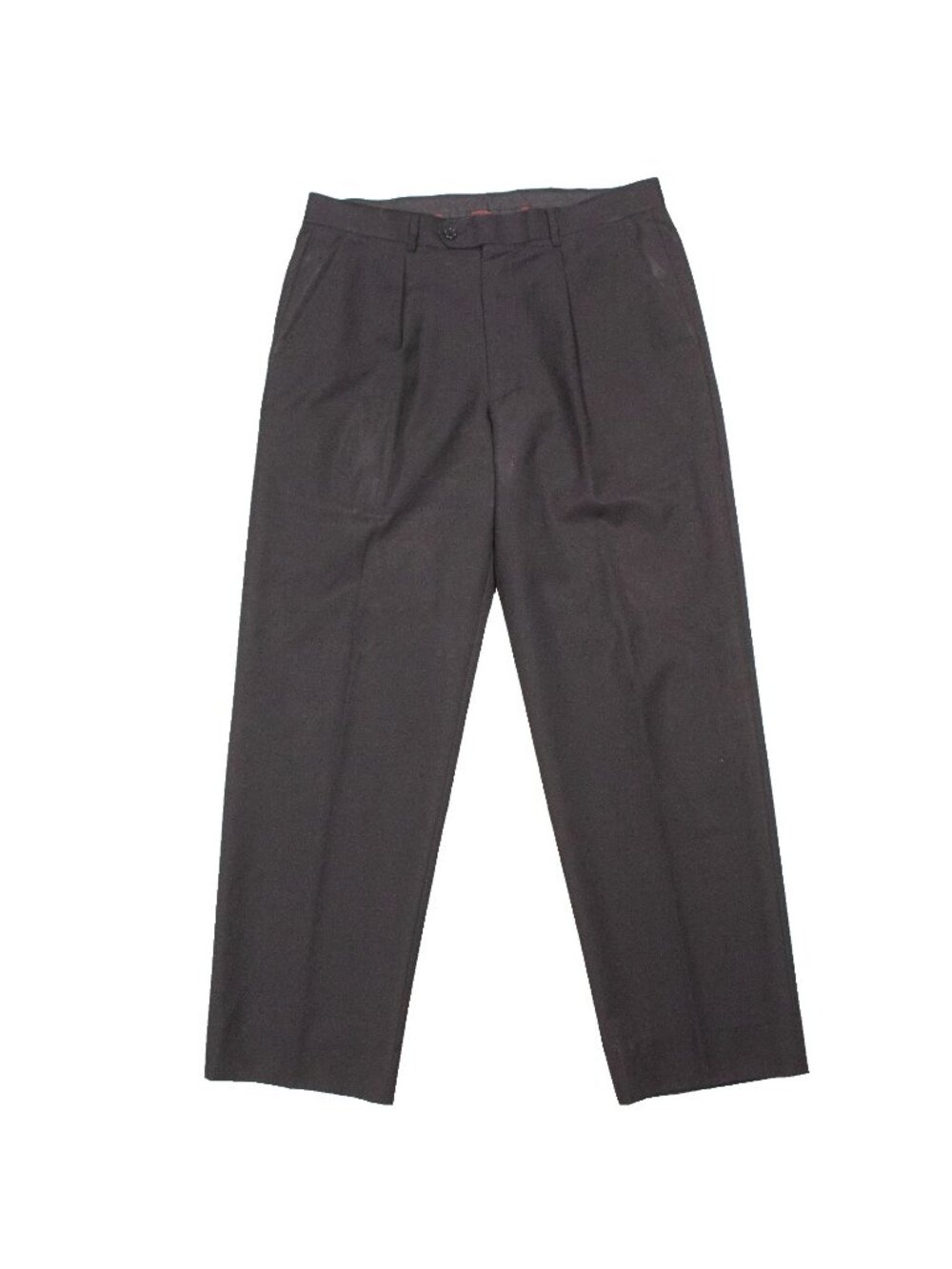 Vintage Pierre Cardin Dress Pants Crotti di Fabio 120s Wool Trousers Black 34x29